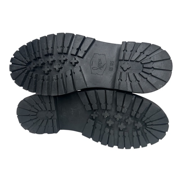 Anthony Veer Women's Olivia Lug Sole Chelsea Boot in Black Leather. Sz: 9.5/10.5 - Picture 8 of 10